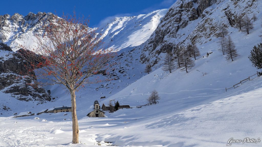 Paysage Haut-Alpin: Hameau d'alpage de L'Alpe du Lauzet, près de Briançon