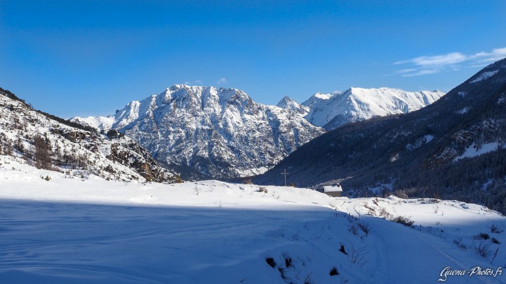 Paysage Haut-Alpin: Vallée de la Clarée, dans le briançonnais