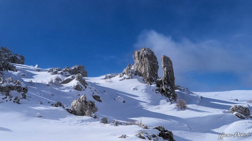 Rochers sur le chemin du Pic de Céüzette