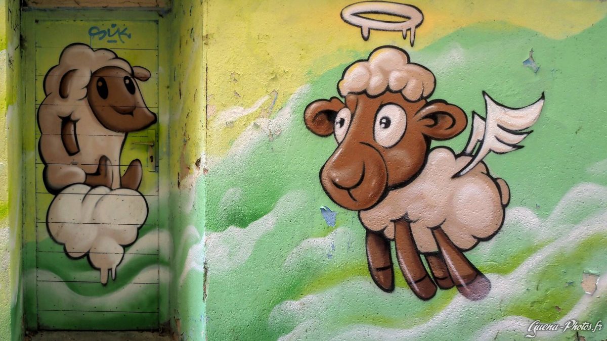 Street-Art dans la ville de Gap, dans les Hautes-Alpes