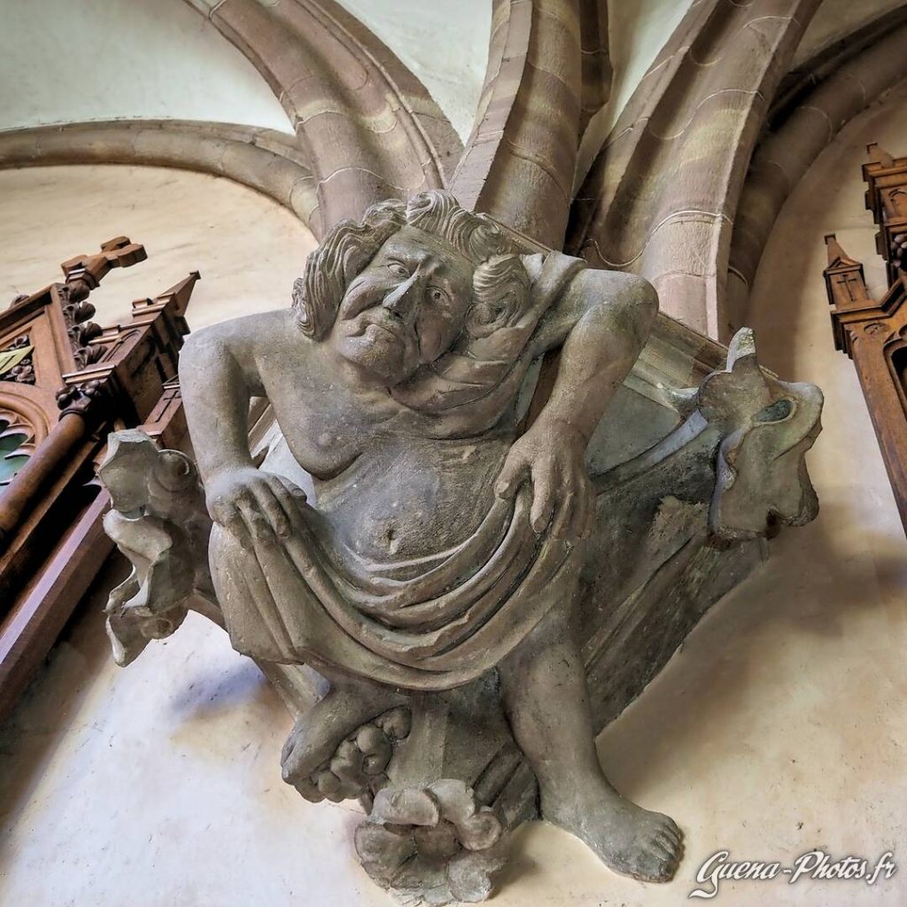 Détail intérieur de l'Abbaye Saint Étienne à Marmoutier (Alsace)